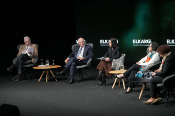 Garcia-Margallo, Borrell, González Laya y Palacio en San Sebastián.