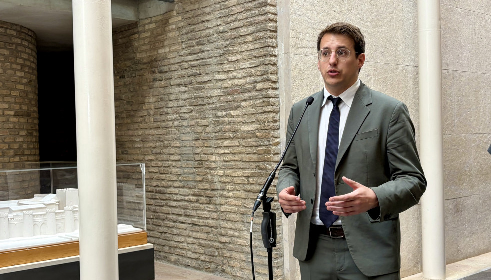 El diputado de CHA en las Cortes de Aragón, Jorge Pueyo.