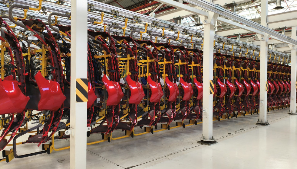 Archivo - Interior de la factoría vallisoletana de Renault.