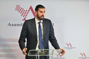 Archivo - El portavoz de Vox en la Asamblea Regional, José Ángel Antelo