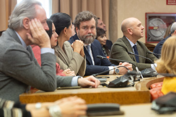 Iván Espinosa de los Monteros y Rocío Monasterio en las Jornadas 'Mujeres Libres' organizadas por el PP en el Congreso