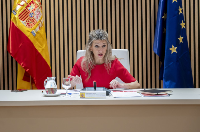 La vicepresidenta segunda y ministra de Trabajo y Economía Social, Yolanda Díaz