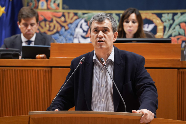 Archivo - El diputado de CHA Joaquín Palacín.