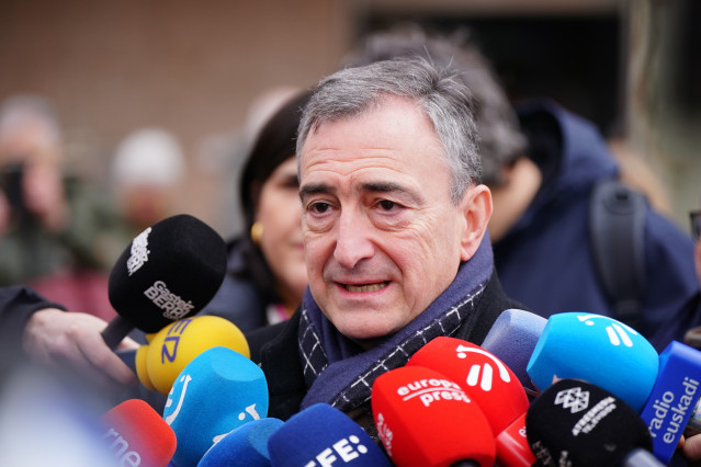 El presidente del Euzkadi Buru Batzar, Aitor Esteban