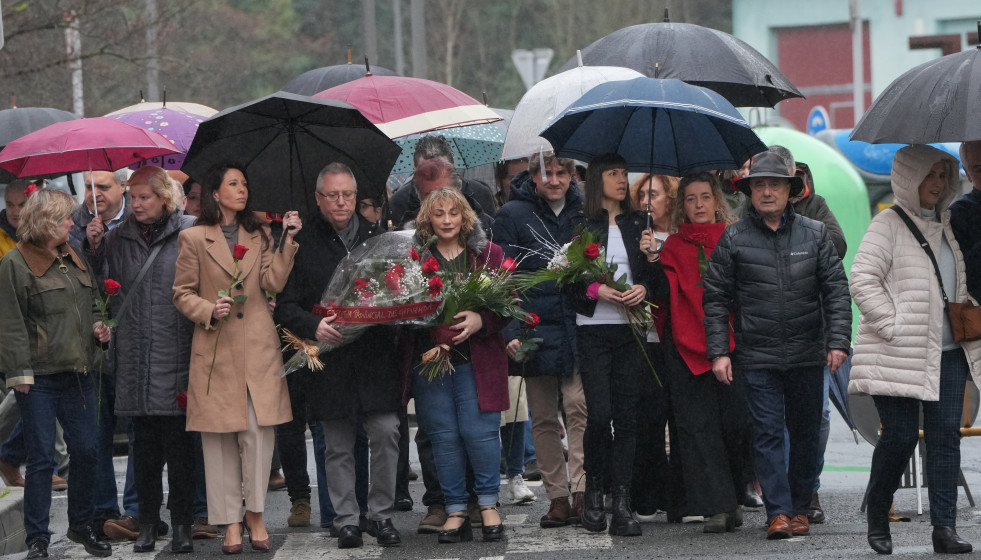 Homenaje en Arrasate al concejal socialista Isaías Carrasco