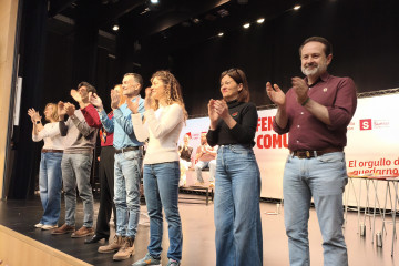 Candidatos nacionales de los partidos que forman la coalición En Común respaldan a los candidatos de Castilla y León en Valladolid.