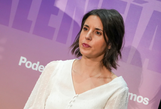 La secretaria política de Podemos y eurodiputada, Irene Montero