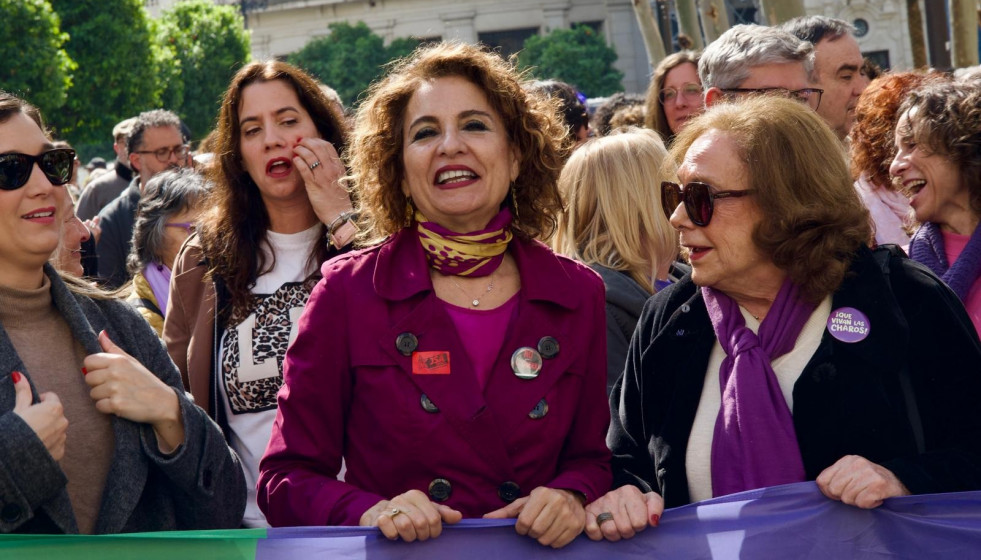 La secretaria general del PSOE de Andalucía, vicepresidenta primera del Gobierno y ministra de Hacienda, María Jesús Montero.