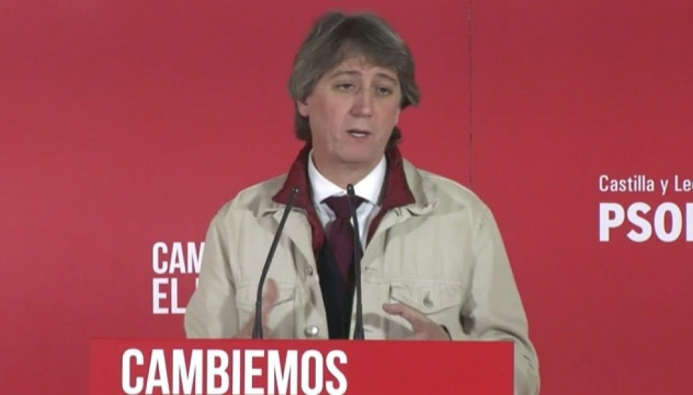 El candidato del PSOE a la Presidencia de la Junta, Carlos Martínez
