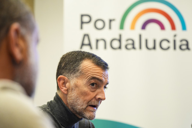 El coordinador federal de IU y candidato de Por Andalucía a la Presidencia de la Junta, Antonio Maíllo, en una imagen de archivo.
