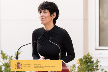 La ministra de Inclusión, Seguridad Social y Migraciones, Elma Saiz,  en una imagen de archivo