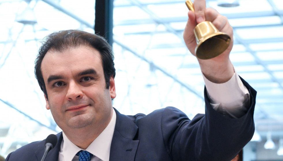 El presidente del Eurogrupo, Kyriakos Pierrakakis.