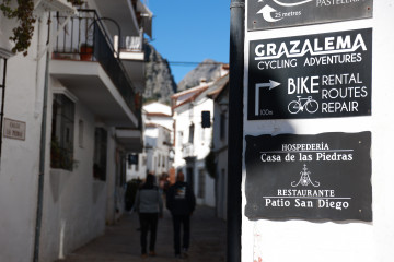 La localidad gaditana de Grazalema, gravemente afectada por el temporal pasado, avanza hacia la normalidad . A 23 de febrero de 2026 en Grazalema, Cádiz (Andalucía, España).