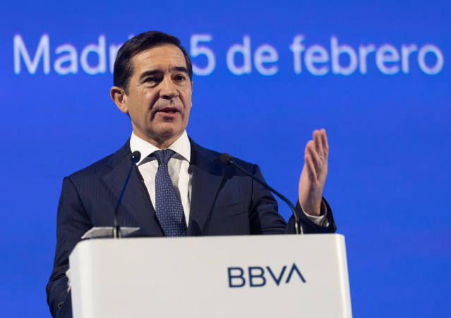 Archivo - El presidente de BBVA, Carlos Torres Vila.