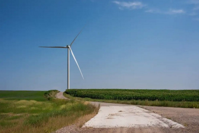 Archivo - Parque eólico de Copenhagen Infrastructure Partners (CIP) en Monegros (Aragón).