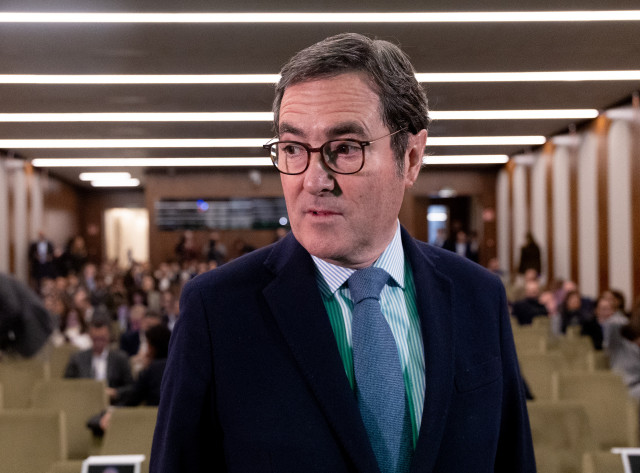 El presidente de la CEOE, Antonio Garamendi