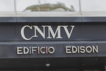 Archivo - CNMV, fachada de la Comisión Nacional del Mercado de Valores