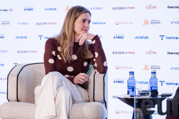 La vicepresidenta tercera y ministra de Transición Ecológica y Reto Demográfico, Sara Aagesen, durante un desayuno informativo de Europa Press, Hotel Rosewood Villa Magna, a 11 de marzo de 2026, en