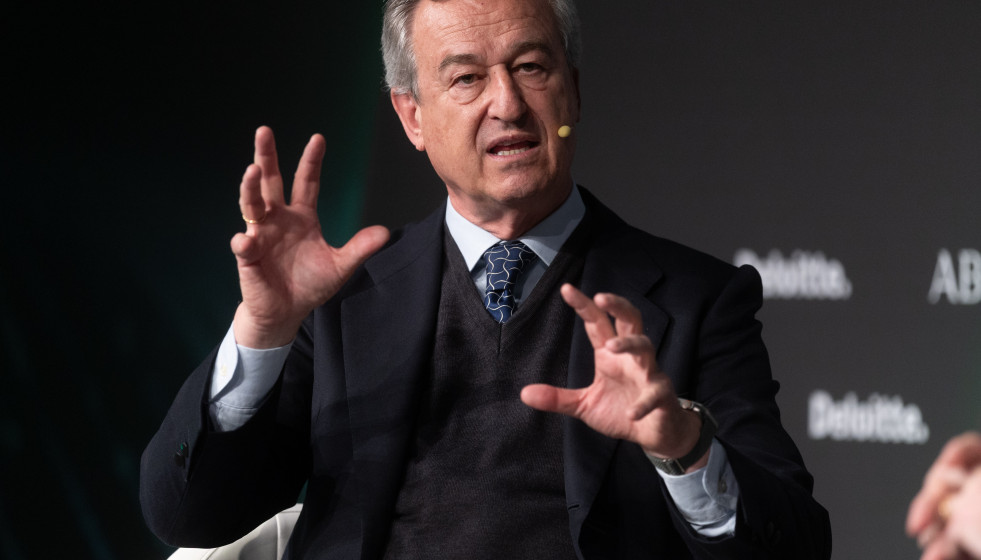 El CEO de Sabadell, César González-Bueno, durante el 32º Encuentro del Sector Financiero de Deloitte y ABC, en Madrid (España).