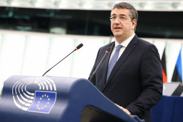 El comisario de Transporte Sostenible y Turismo, Apostolos Tzitzikostas.