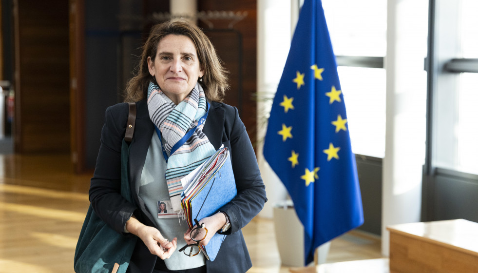 La vicepresidenta ejecutiva de la Comisión Europea para una transición limpia, justa y competitiva, Teresa Ribera