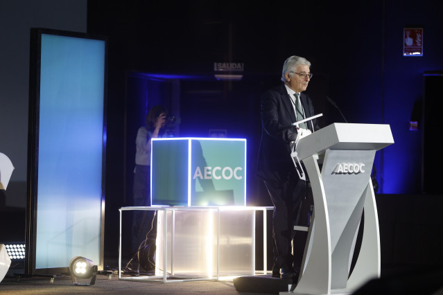 El director general de la Asociación de Fabricantes y Distribuidores (Aecoc), José María Bonmatí, durante su participación en el 25º Foro Nacional del Transporte