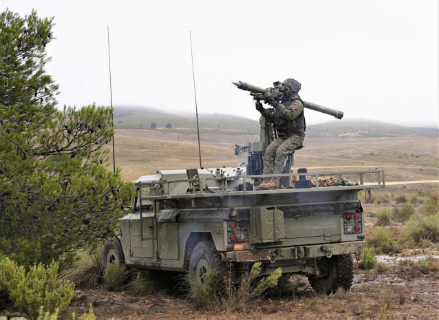 Ejercicio tácticco en Chinchilla de Monte-Aragón.