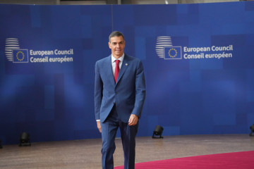 Archivo - El presidente del Gobierno, Pedro Sánchez, a su llegada a la reunión del Consejo Europeo, a 23 de octubre de 2025, en Bruselas (Bélgica).