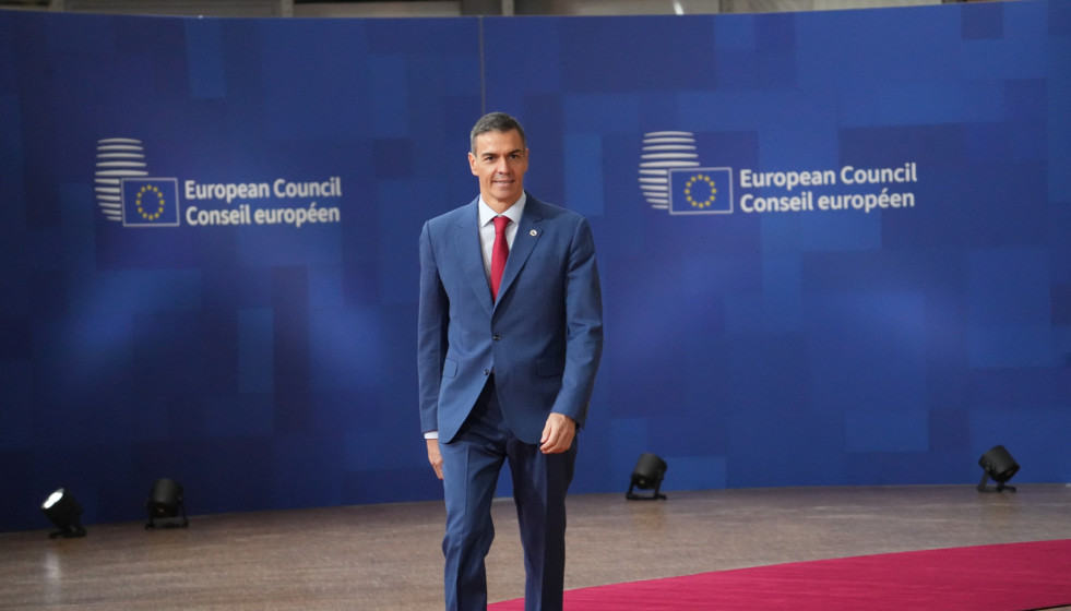 Archivo - El presidente del Gobierno, Pedro Sánchez, a su llegada a la reunión del Consejo Europeo, a 23 de octubre de 2025, en Bruselas (Bélgica).