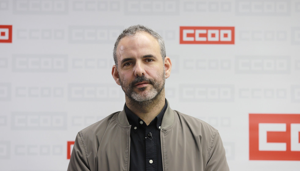 Carlos Gutiérrez, secretario confederal de Estudios y Discurso de CCOO