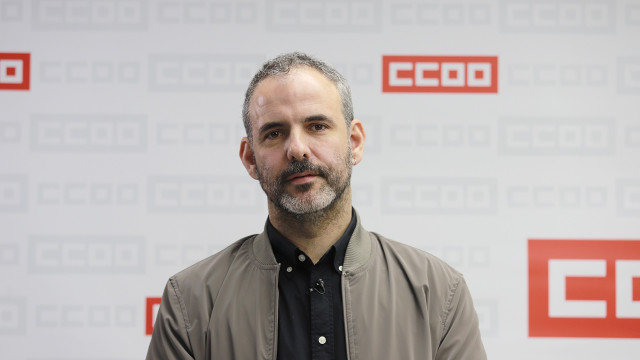 Carlos Gutiérrez, secretario confederal de Estudios y Discurso de CCOO