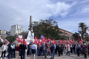 Concentración de la plantilla de Solvay