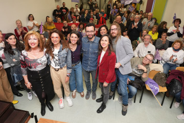 En Valladolid, Podemos cierra la campaña con la secretariga general, Ione Belarra, la eurodiputada Irene Montero y el candidato a la Junta, Miguel Ángel Llamas, en un acto en el que también ha esta