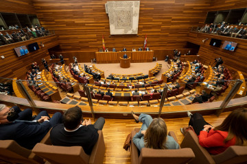 Imagen de archivo del Hemiciclo de las Cortes de Castilla y León