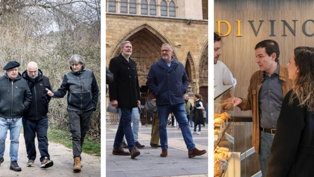 Imágenes de la jornada de reflexión de Carlos Martínez, Carlos Pollán y Alfonso Fernández Mañueco.