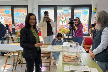 EuropaPress 7367774 candidata upl presidencia junta castilla leon alicia gallego ejerce derecho