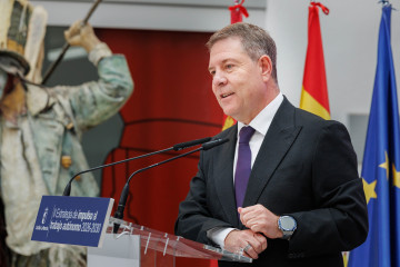 El jefe del Gobierno regional, Emiliano García-Page, presenta la II Estrategia de Impulso al Trabajo Autónomo 2026-2030.