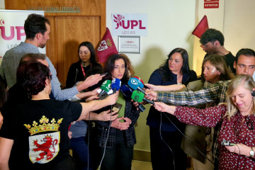 La candidata de UPL a la Presidencia de la Junta, Alicia Gallego, ha destacado el avance de la formación política de los últimos años.