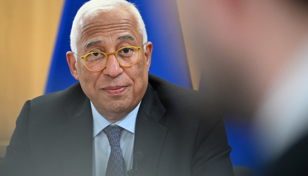 El presidente del Consejo Europeo, António Costa, participa en una entrevista con periodistas del European Newsroom (ENR).