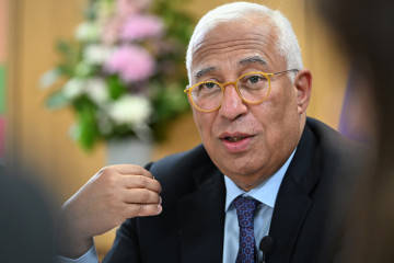 El presidente del Consejo Europeo, António Costa, participa en una entrevista con periodistas del European Newsroom (ENR).