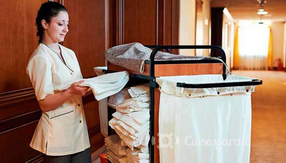 Archivo - Camarera de piso