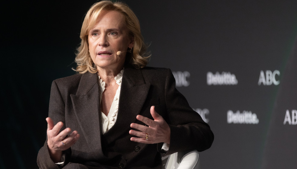 La CEO de Bankinter, Gloria Ortiz, durante el 32º Encuentro del Sector Financiero de Deloitte y ABC, en Madrid (España).