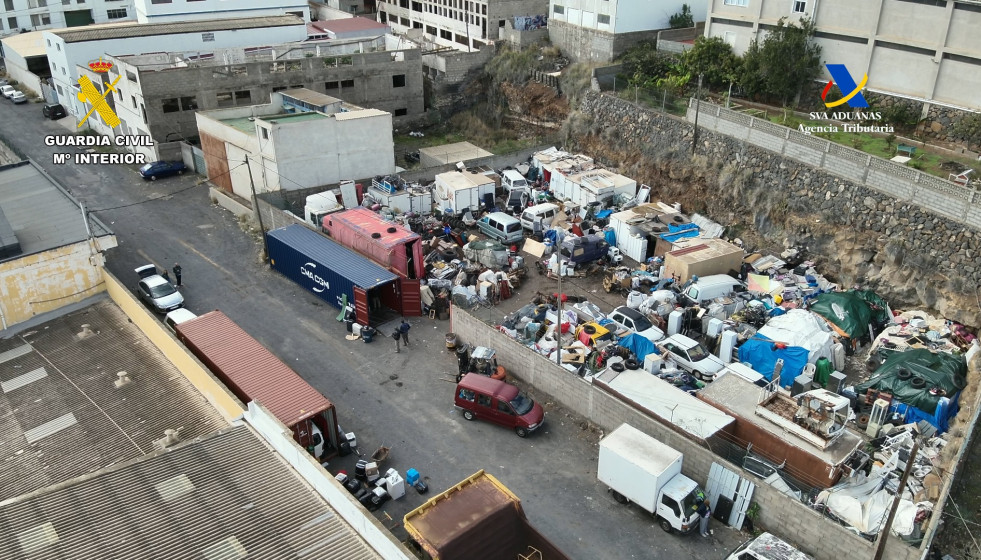 Residuos peligrosos enviados desde el puerto de Santa Cruz de Tenerife a diversos países de África