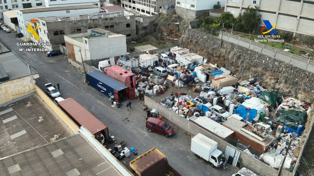Residuos peligrosos enviados desde el puerto de Santa Cruz de Tenerife a diversos países de África