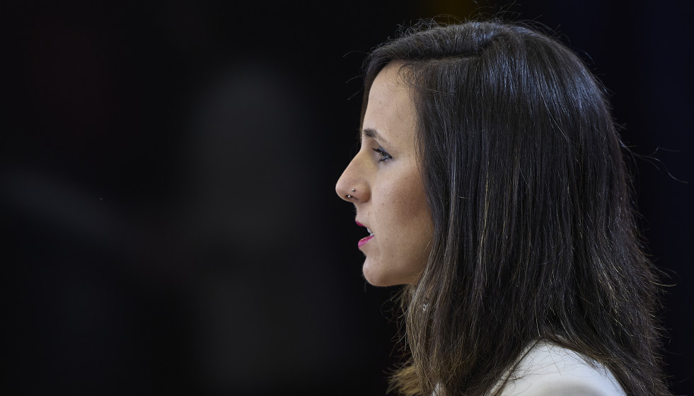 La secretaria general de Podemos, Iones Belarra.