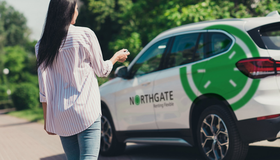 Un vehículo de renting