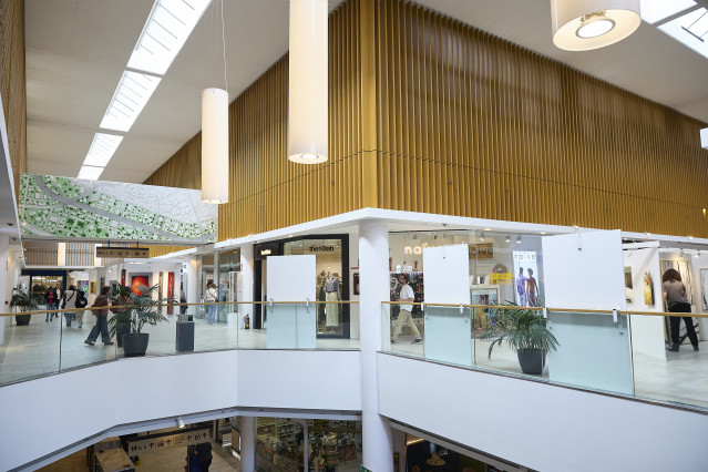 Un centro comercial en Madrid.