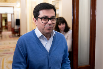 El secretario cuarto de la Mesa del Congreso, Gerardo Pisarello, a su llegada a una reunión de la Mesa del Congreso de los Diputados,  24 de febrero de 2026, en Madrid (España).