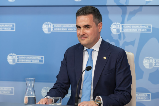 Archivo - El consejero de Industria, Transición Energética y Sostenibilidad del Gobierno Vasco, Mikel Jauregi