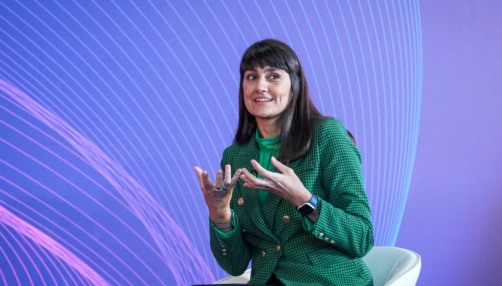 Archivo - La secretaria de Estado de Digitalización e Inteligencia Artificial, María González Veracruz, interviene en la inauguración de InproInnova 2025, la XII Feria de la Innovación y Nuevas T